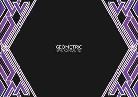 abstract geometric purple background modern design vector