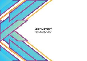 modern geometric background design gradient blue vector