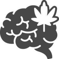 Brain idea symbol icon vector image. Illustration of the creative intelligence think design image. EPS 10