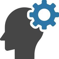 Brain idea symbol icon vector image. Illustration of the creative intelligence think design image. EPS 10