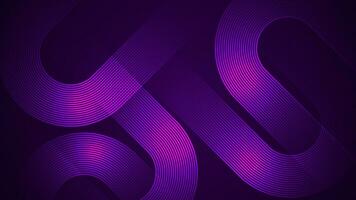 Dark violet abstract background with serpentine style lines as the main component. vector