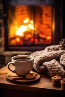Christmas cookies and cocoa, photo