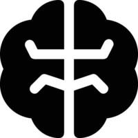 Brain idea symbol icon vector image. Illustration of the creative intelligence think design image. EPS 10