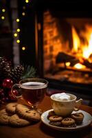 Christmas cookies and cocoa, photo