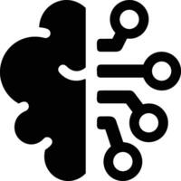 Brain idea symbol icon vector image. Illustration of the creative intelligence think design image. EPS 10