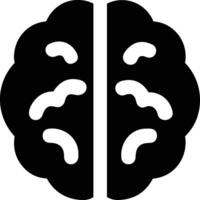 Brain idea symbol icon vector image. Illustration of the creative intelligence think design image. EPS 10