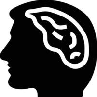 Brain idea symbol icon vector image. Illustration of the creative intelligence think design image. EPS 10