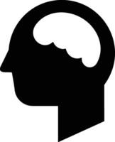 Brain idea symbol icon vector image. Illustration of the creative intelligence think design image. EPS 10