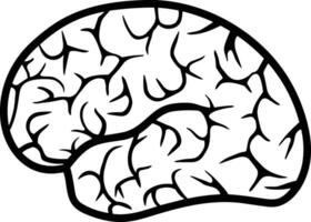 Brain idea symbol icon vector image. Illustration of the creative intelligence think design image. EPS 10