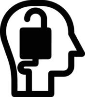 Brain idea symbol icon vector image. Illustration of the creative intelligence think design image. EPS 10