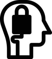 Brain idea symbol icon vector image. Illustration of the creative intelligence think design image. EPS 10