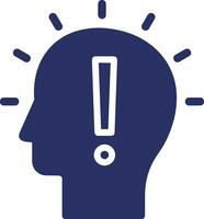 Brain idea symbol icon vector image. Illustration of the creative intelligence think design image. EPS 10