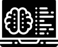 Brain idea symbol icon vector image. Illustration of the creative intelligence think design image. EPS 10