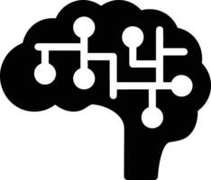 Brain idea symbol icon vector image. Illustration of the creative intelligence think design image. EPS 10