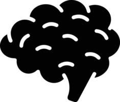 Brain idea symbol icon vector image. Illustration of the creative intelligence think design image. EPS 10