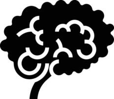 Brain idea symbol icon vector image. Illustration of the creative intelligence think design image. EPS 10