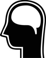 Brain idea symbol icon vector image. Illustration of the creative intelligence think design image. EPS 10