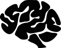 Brain idea symbol icon vector image. Illustration of the creative intelligence think design image. EPS 10