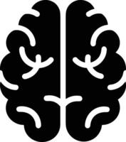 Brain idea symbol icon vector image. Illustration of the creative intelligence think design image. EPS 10