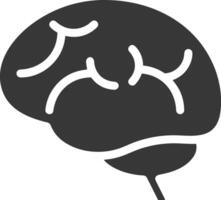 Brain idea symbol icon vector image. Illustration of the creative intelligence think design image. EPS 10