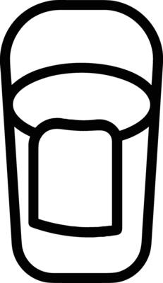 Bucket icon symbol vector image. Illustration of the bucket cleaning equipment washing outline design image. EPS 10