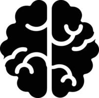 Brain idea symbol icon vector image. Illustration of the creative intelligence think design image. EPS 10