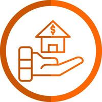 Mortgage Vector Icon Design