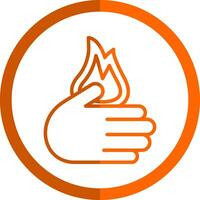 Burn  Vector Icon Design