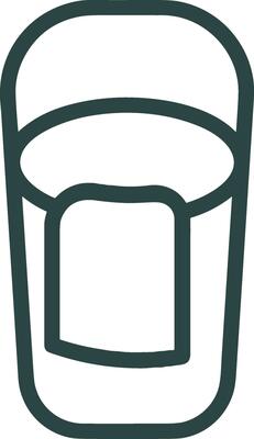 Bucket icon symbol vector image. Illustration of the bucket cleaning equipment washing outline design image. EPS 10