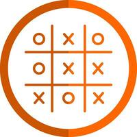 Tic Tac Toe  Vector Icon Design