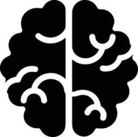 Brain idea symbol icon vector image. Illustration of the creative intelligence think design image. EPS 10