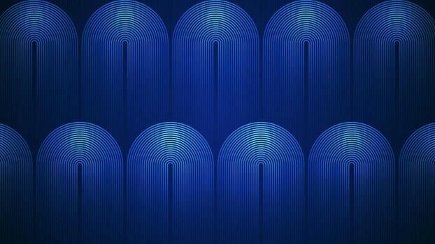 Dark blue simple abstract background with lines in a curved style geometric style as the main element. vector
