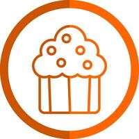 diseño de icono de vector de muffin