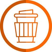 Paper Cup Vector Icon Design