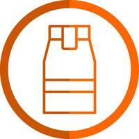 Milk Bottle Vector Icon Design