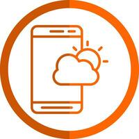 Weather App  Vector Icon Design