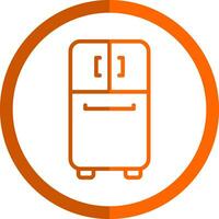 refrigerador vector icono diseño