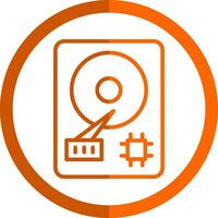 Hard Disk  Vector Icon Design