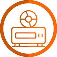 Dvd Player  Vector Icon Design