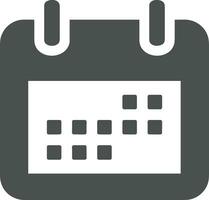 Calendar schedule icon symbol image vector. Illustration of the modern appointment reminder agenda symbol graphic design image. EPS 10 vector