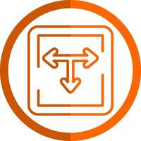 T Junction Vector Icon Design