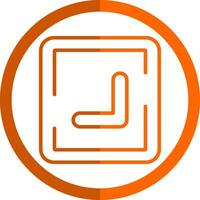 Diagonal Arrow Vector Icon Design