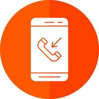 Incoming Call  Vector Icon Design