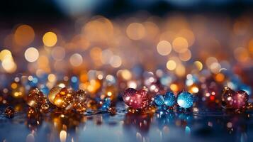 Bokeh color background photo