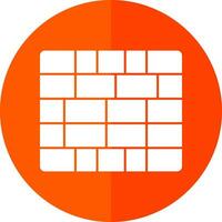 Brickwall  Vector Icon Design
