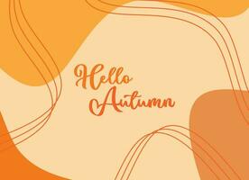 Wave pattern autumn background. Attractive design and color, vector illustration for banner, greeting card, flyer, social media, poster.