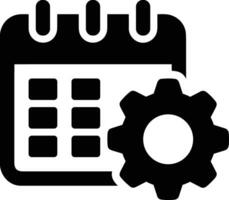 Calendar schedule icon symbol image vector. Illustration of the modern appointment reminder agenda symbol graphic design image. EPS 10 vector