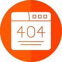 404 Error  Vector Icon Design