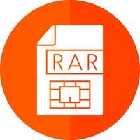 Rar  Vector Icon Design