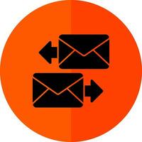 Exchange Mails  Vector Icon Design